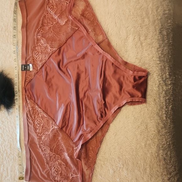 NWT Torrid Sz 5 Lot Of 2 Panties Cheeky Puff Sexy High Waist Satin - Picture 2 of 8